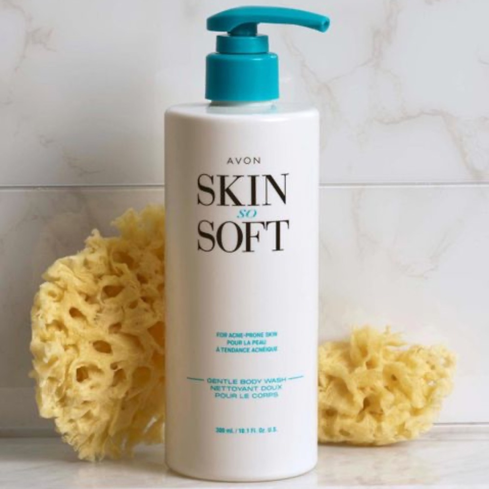 *AVON* Skin So Soft Gentle Acne-Prone Body Wash 10.1 fl. oz.
